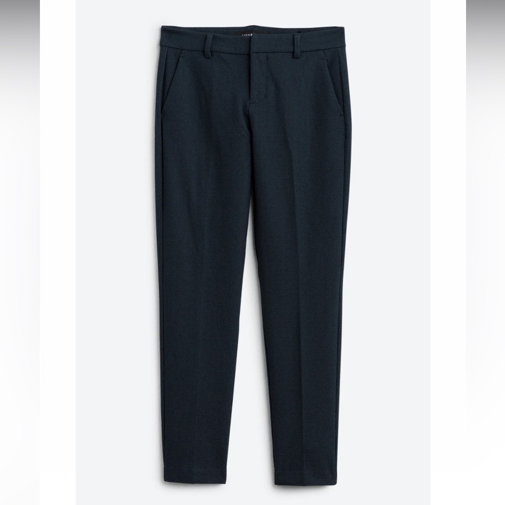 Liverpool Navy Kelsey Straight Knit Trouser size 10/30
